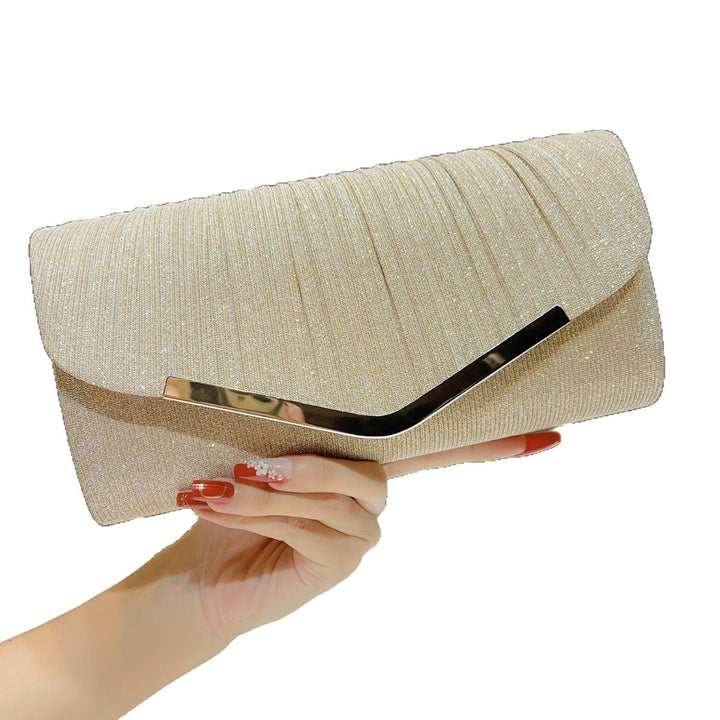 Elegante Plissierte Clutch-Tasche