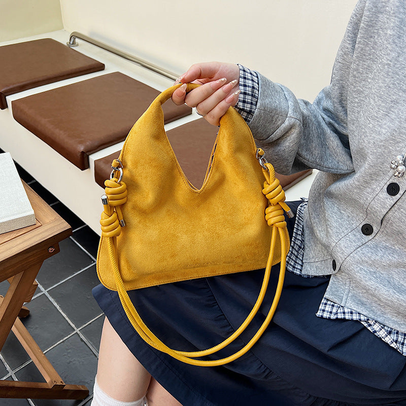 Wildleder Hobo Tasche
