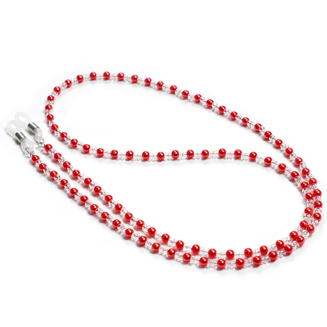 Premium Perlen Brillen Kette Karnz
