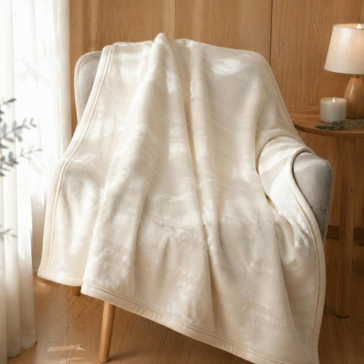 Texturiertes Wende-Fleece-Wurfdecke Karnz