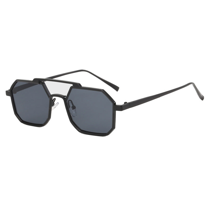 Damen stilvolle Sonnenbrille im eleganten Achtkant-Design Karnz