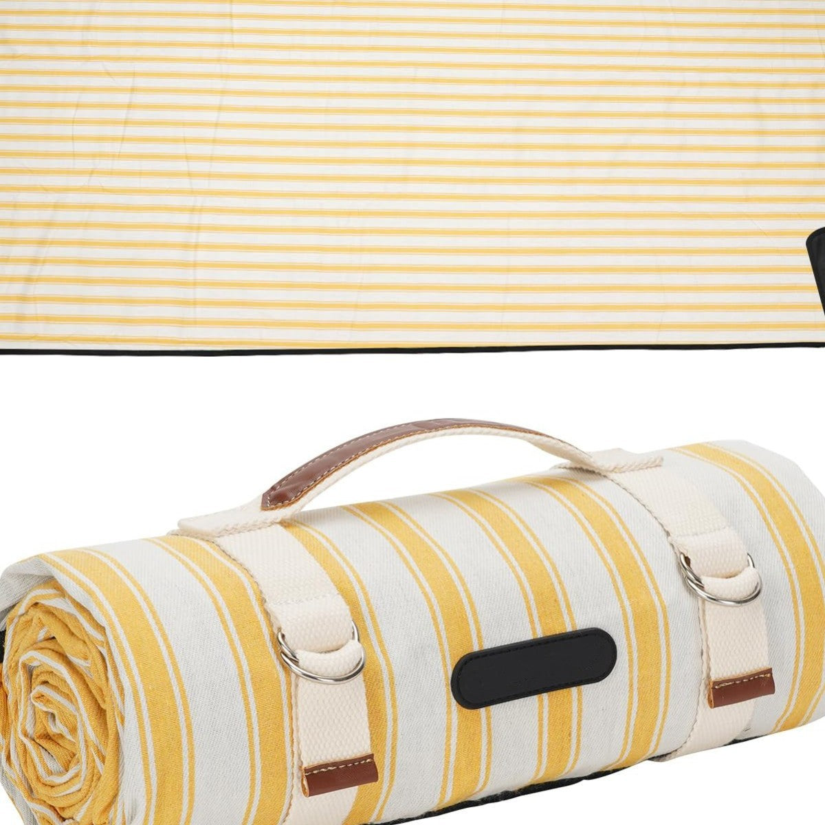 Unisex Picknickdecke mit wasserabweisender Unterseite und Tragegriff Karnz