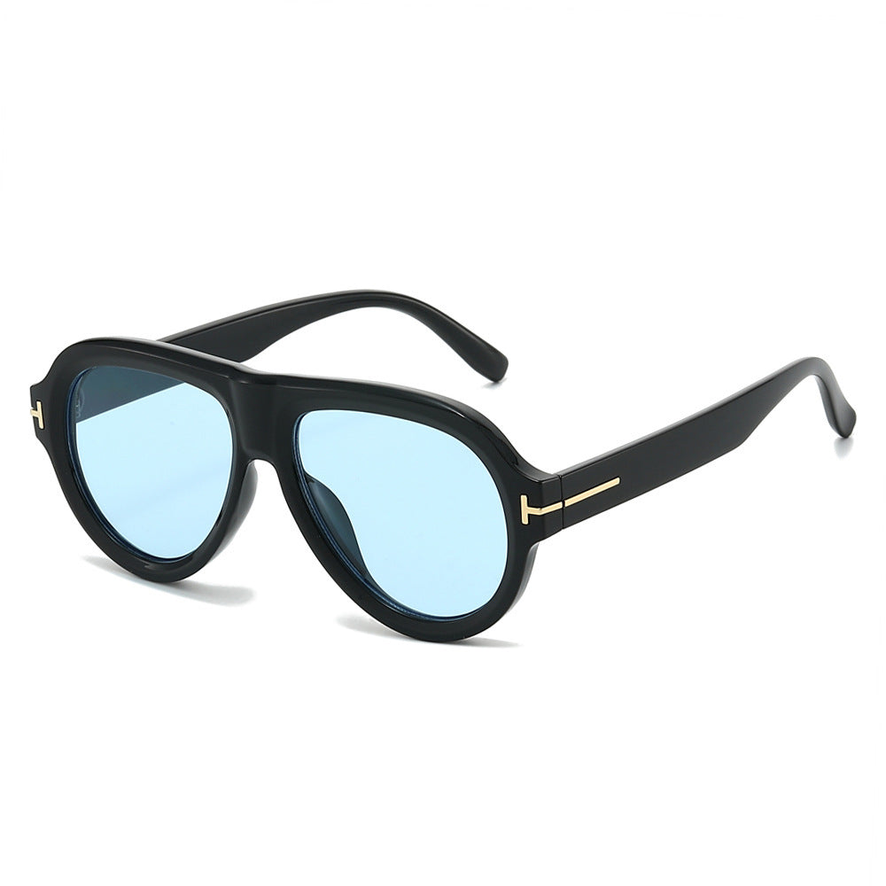 Modebewusste Bunte Geometrische Sonnenbrille Karnz