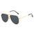 Damen Vintage Piloten-Sonnenbrille Karnz