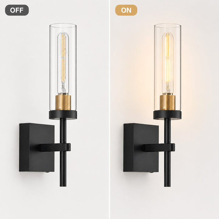 Moderne Glas Wandleuchte