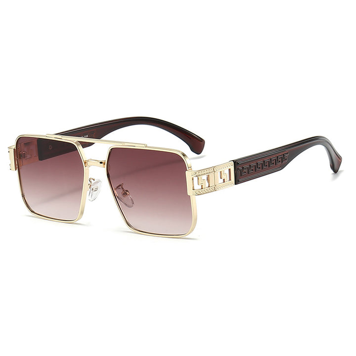 Damen quadratische Sonnenbrille mit ergonomischem Gestell und UV-Schutz Karnz