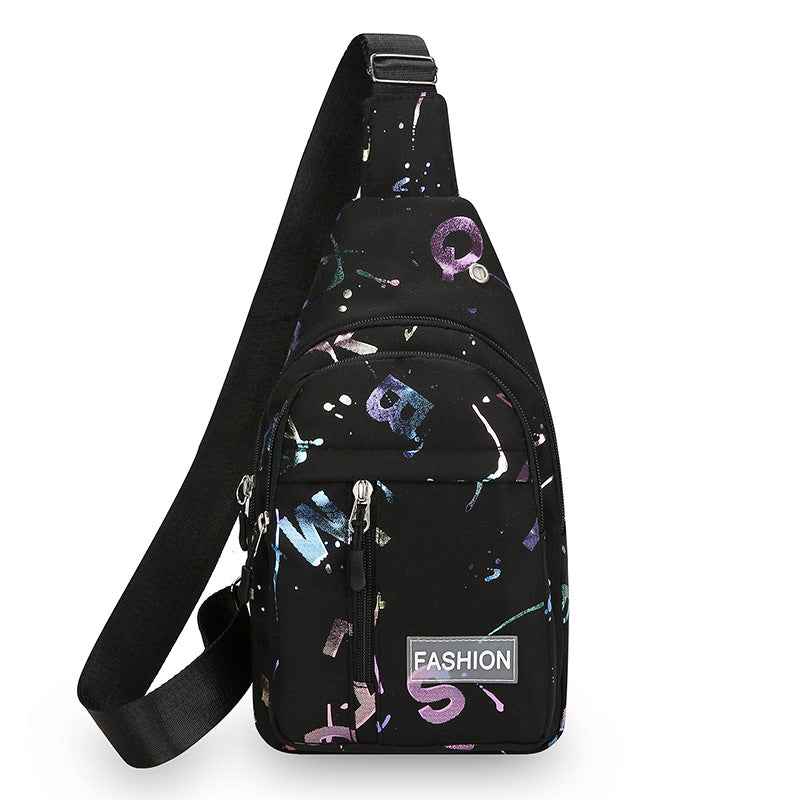 Künstlerische Sling-Tasche Karnz