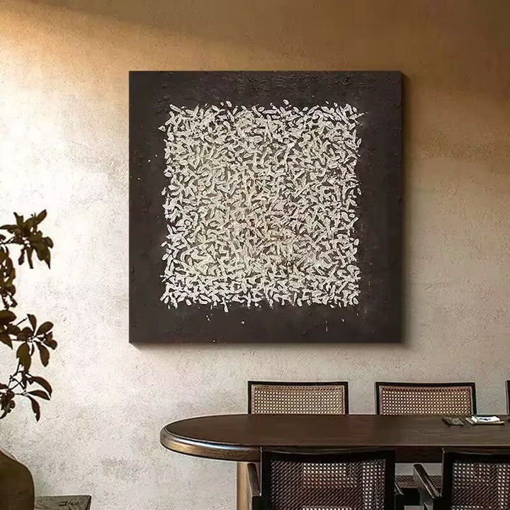 Abstrakte Texturierte Leinwandkunst