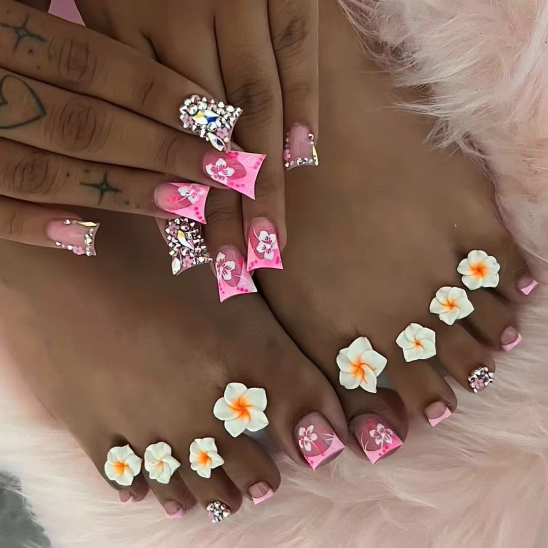 Premium Floral Nail Art Set Karnz