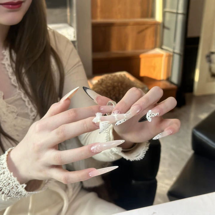 Künstlerische 3D Thema Press-On Nagelverlängerungen