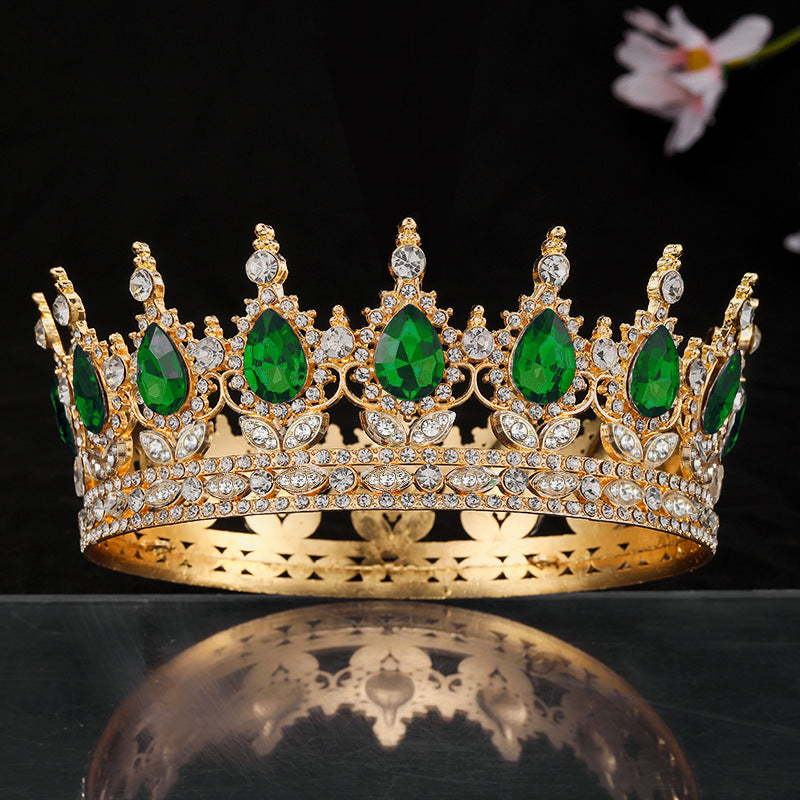 Damen Krone mit eleganten Edelsteinen Karnz