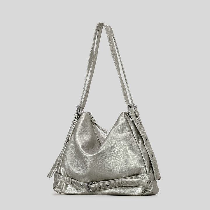 Lässige Bequeme Leder Schultertasche