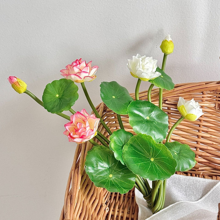 Künstlicher Lotusblumenstrauß Karnz