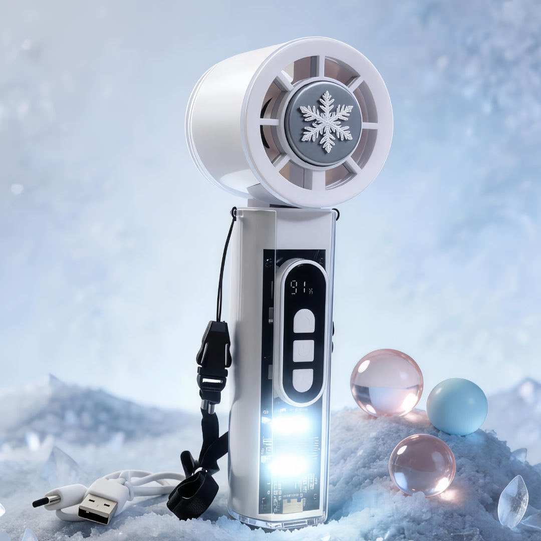 Damen Tragbarer Mini-Ventilator mit mehreren Funktionen Karnz