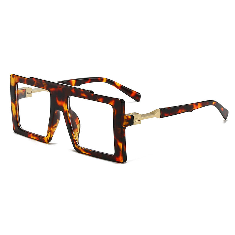 Damen modische Sonnenbrille mit rechteckigem Rahmen Karnz