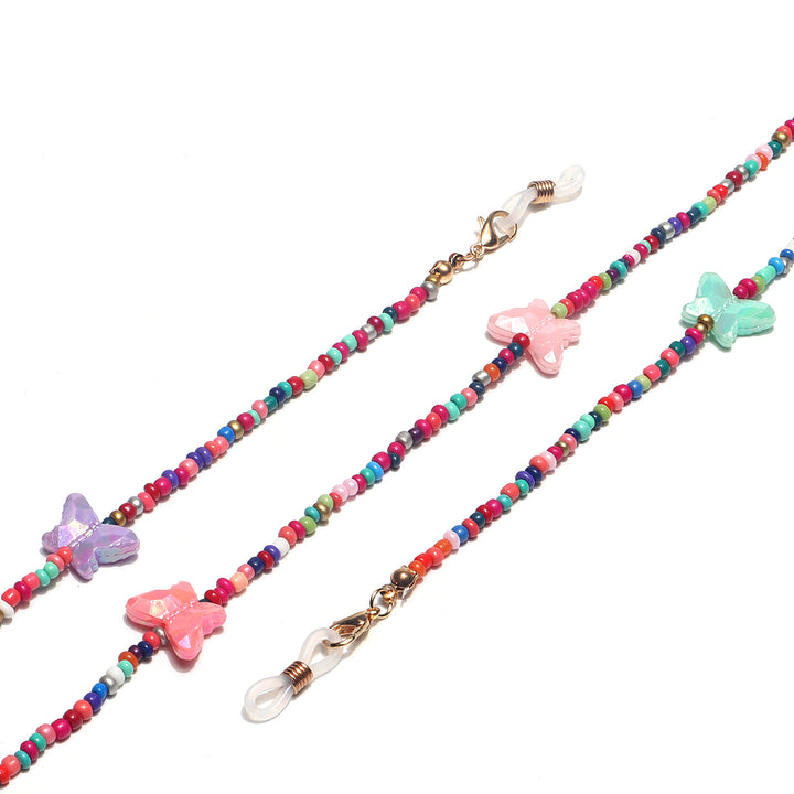 Bunter floraler Perlen-Brillenhalter Karnz