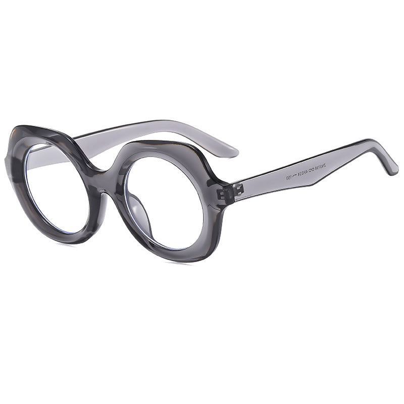 Damen Designer-Sonnenbrille mit extravagantem Schildpatt-Rahmen Karnz