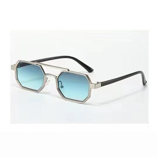 Damen geometrische Sonnenbrille mit einzigartigem Design Karnz