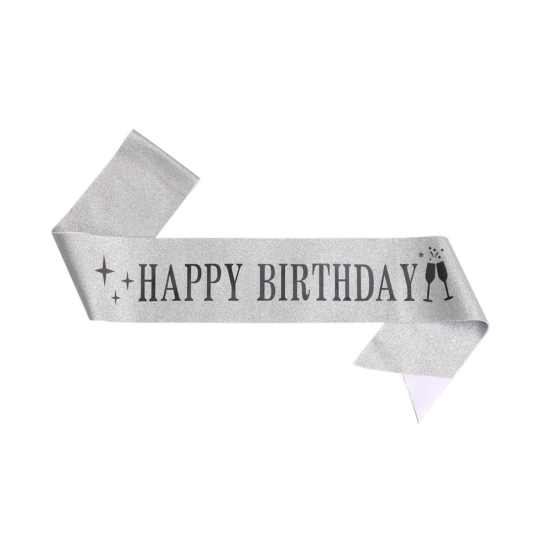 Damen Glitzernder Haarreif mit "Happy Birthday"-Aufschrift Karnz