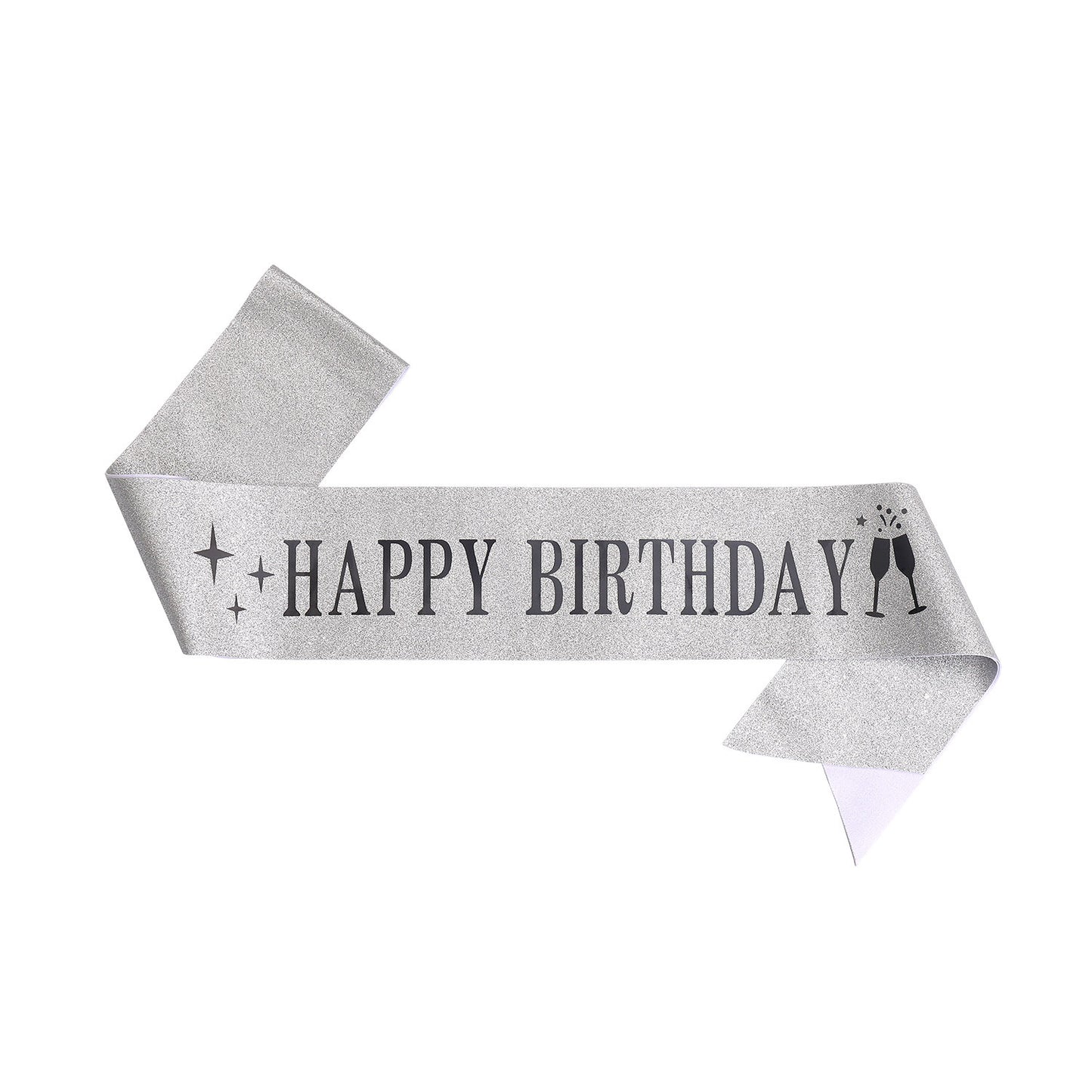 Damen Glitzernder Haarreif mit "Happy Birthday"-Aufschrift Karnz