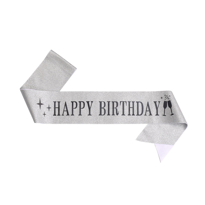 Damen Glitzernder Haarreif mit "Happy Birthday"-Aufschrift Karnz