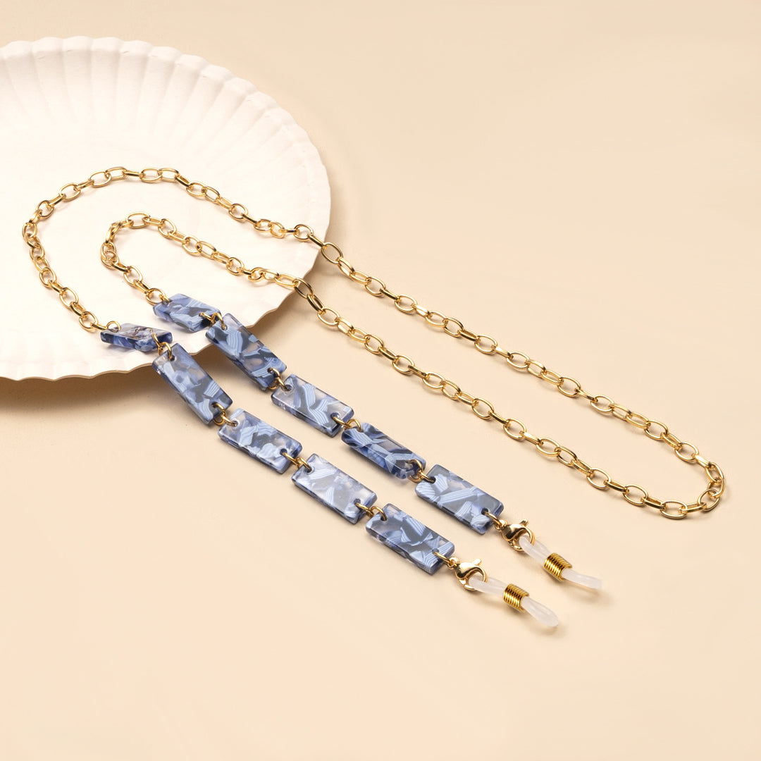 Chunky Abstract Pattern Eyewear Chain Karnz