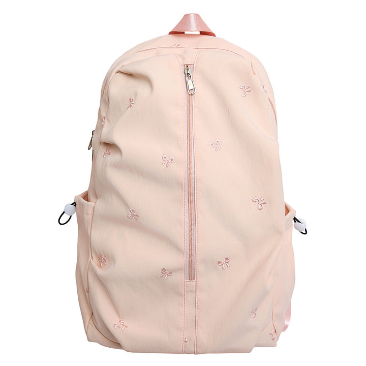 Bestickter Bogen-Design Rucksack Karnz