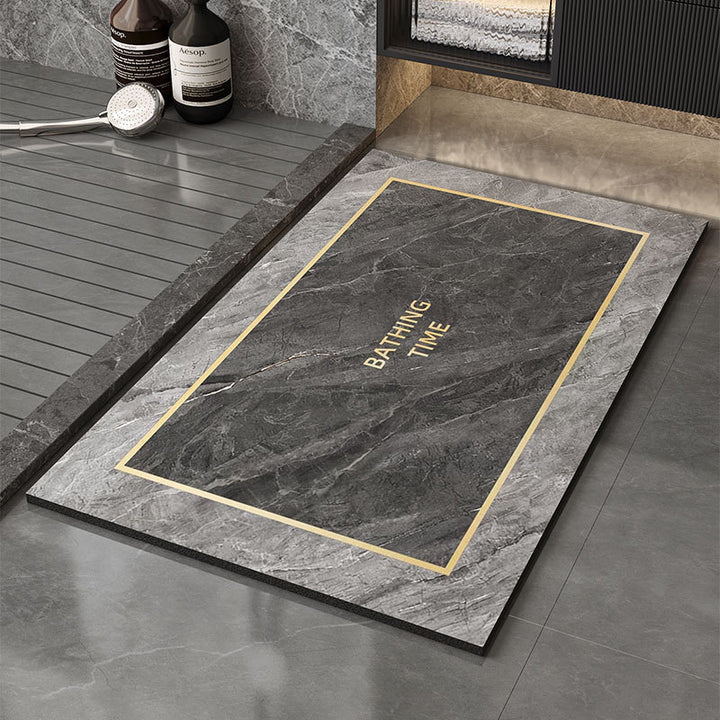 Memory Foam Badmatte mit Blumenmuster