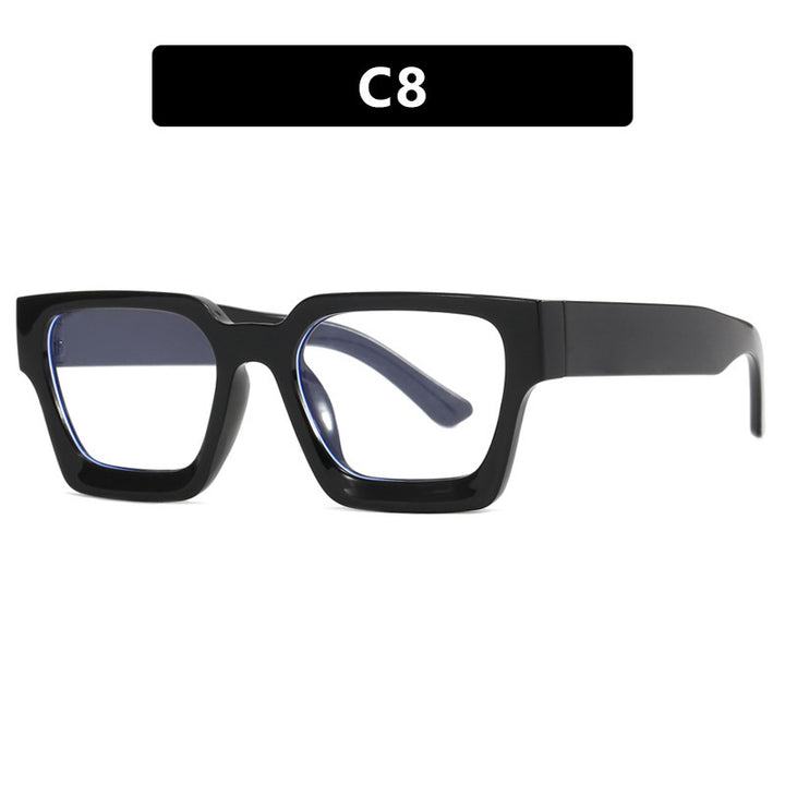 Damen Modische Lesebrille mit markante eckigen Design Karnz