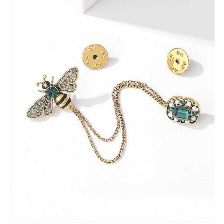 Elegante Bienen-inspirierte Brosche Karnz