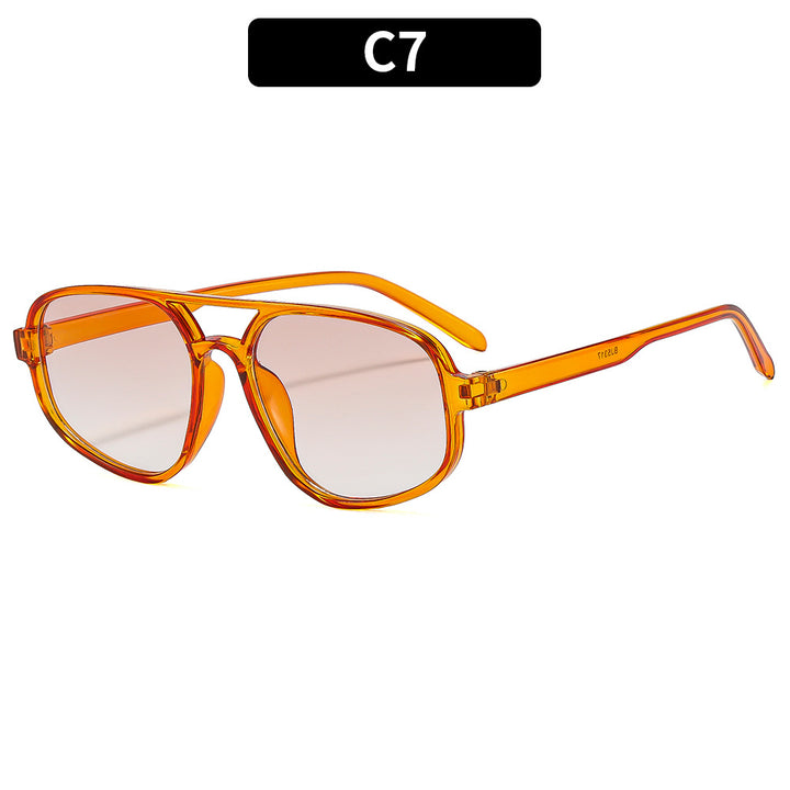 Moderne geometrische übergroße Sonnenbrille