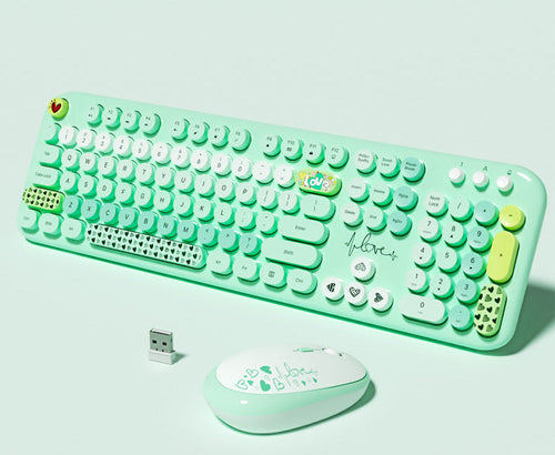Niedliche Themen Drahtlos Tastatur und Maus Set Karnz