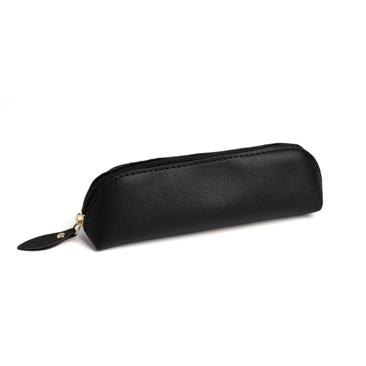 Premium Leder Reißverschluss Bleistift Etui Karnz