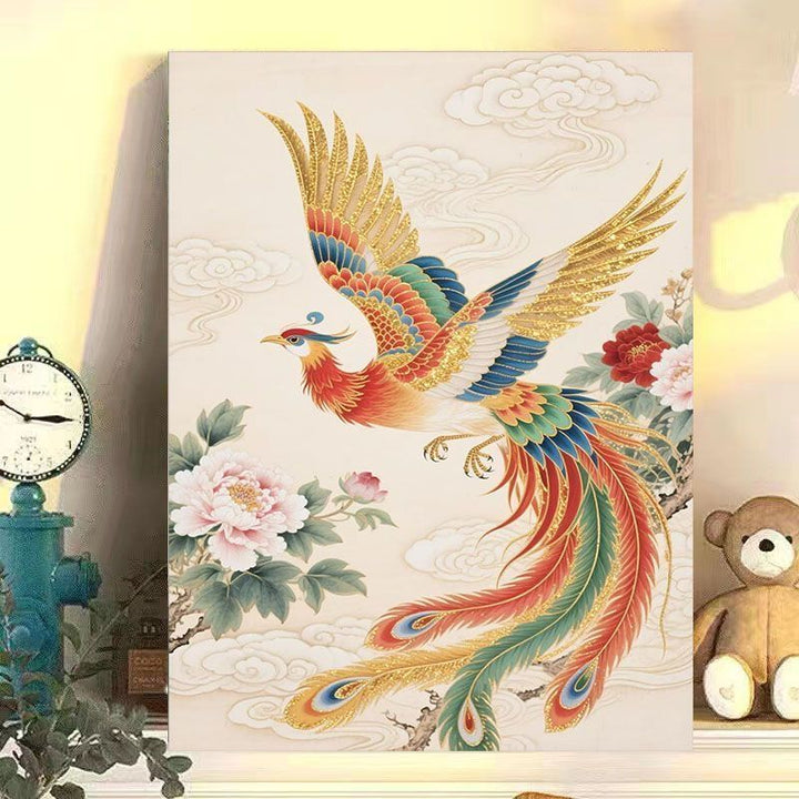 Mythical Phoenix Leinwandkunst Karnz