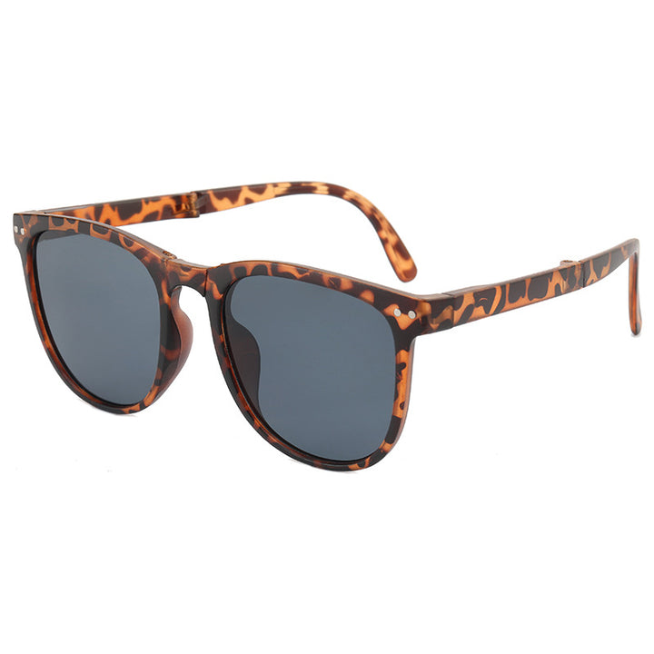 Damen modische Oversized-Sonnenbrille mit verspiegelten Gläsern Karnz