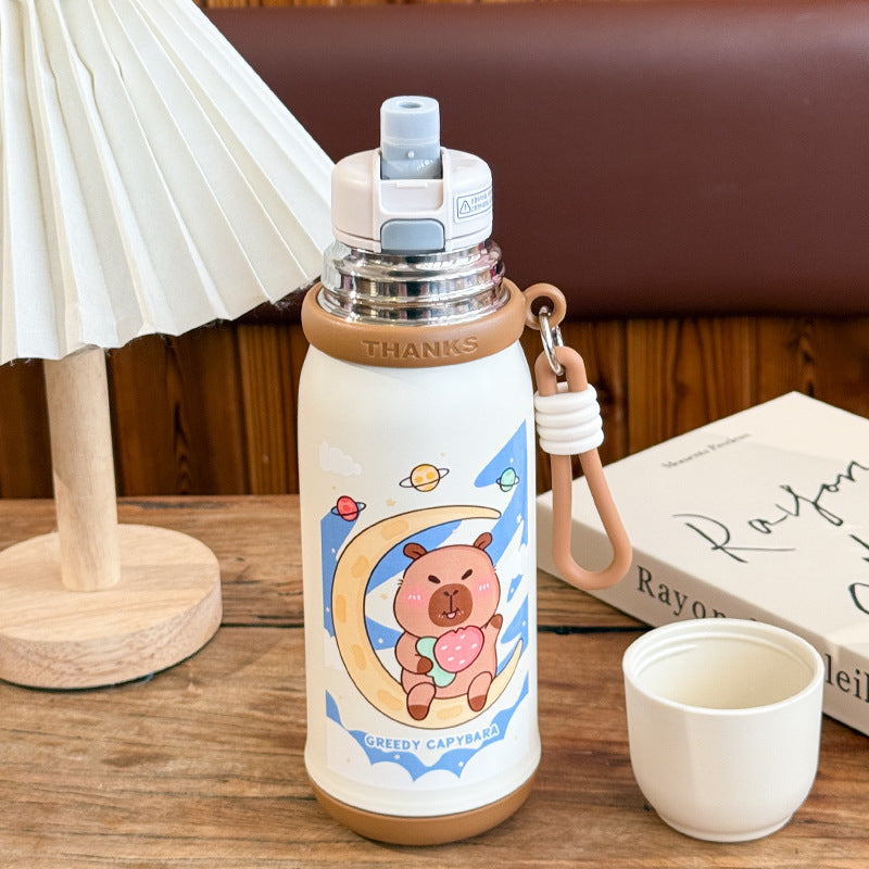 Damen Isolierte Trinkflasche mit Tiermotiv Karnz 1781628587