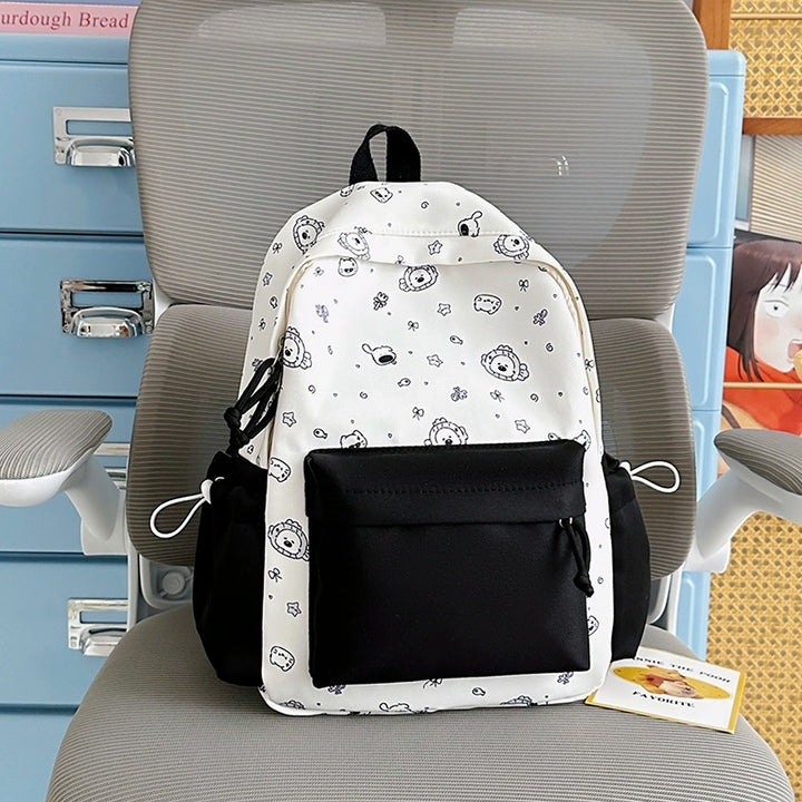 Verspielter Bunny Ohren Bedruckter Rucksack Karnz