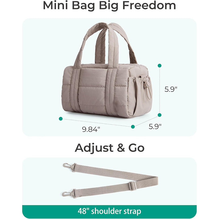 Multifunktionale Gepolsterte Handtasche Karnz
