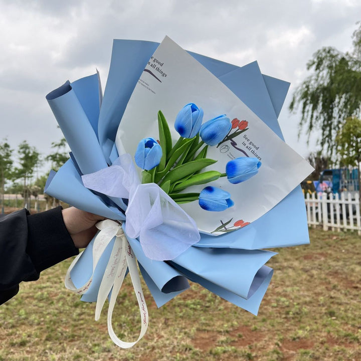 Dekoratives künstliches Tulpenbouquet