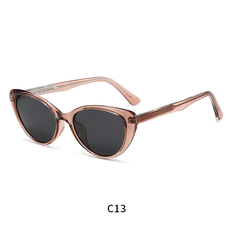 Damen Cat-Eye Sonnenbrille mit luxuriösen, getönten Gläsern und stilvollem Rahmen Karnz