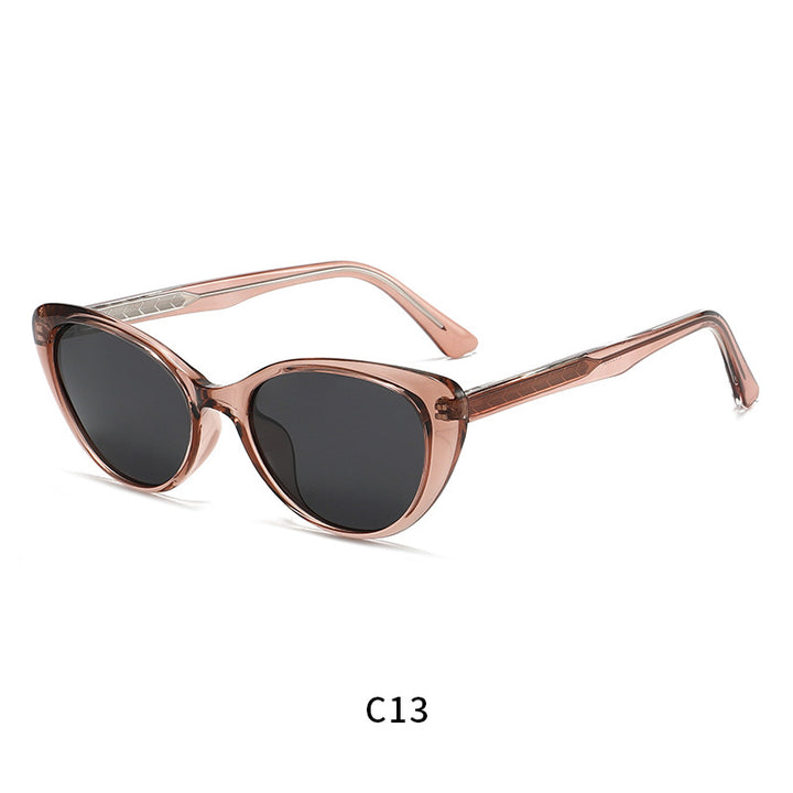 Damen Cat-Eye Sonnenbrille mit luxuriösen, getönten Gläsern und stilvollem Rahmen Karnz