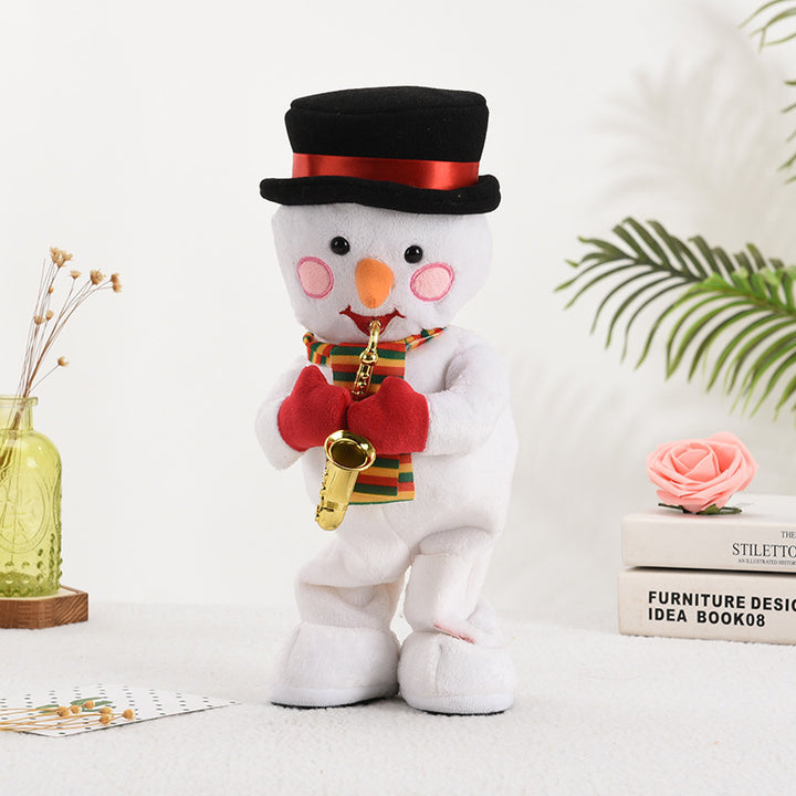 Plüsch Weihnachtsbaumfigur mit Gitarre