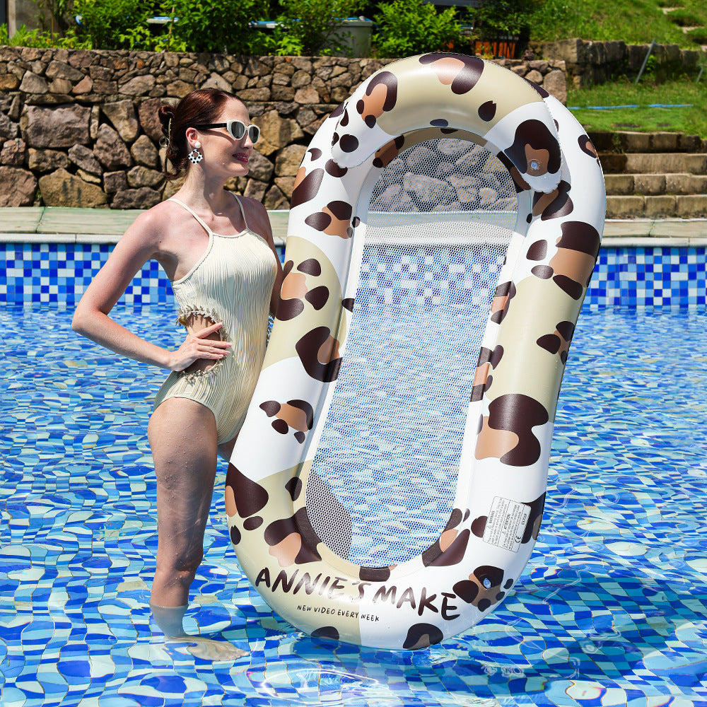 Damen Aufblasbare Luxus-Schwimminsel mit Sonnenschutz Karnz