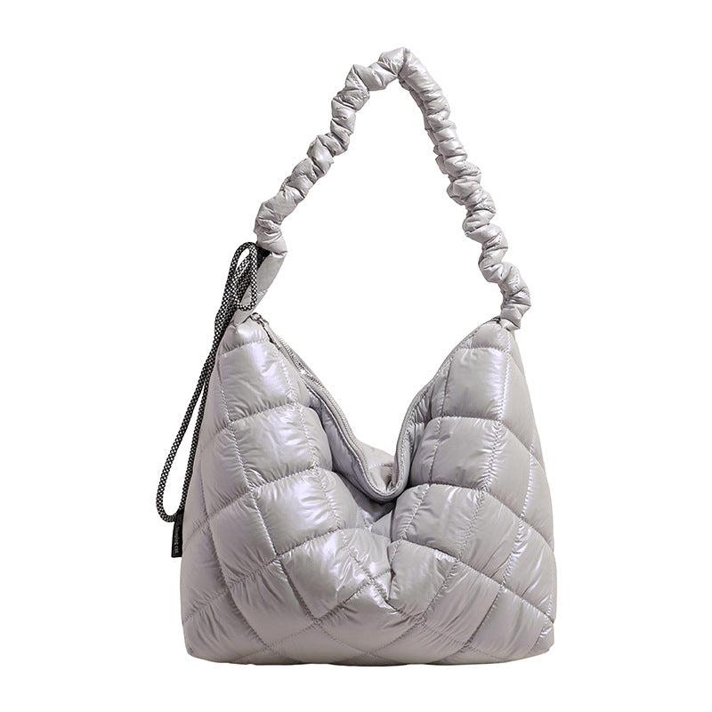 Gepolsterte Puffer Schultertasche