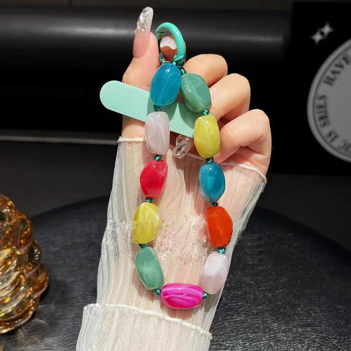 Vibrant Beaded Charm Schlüsselhalter Karnz