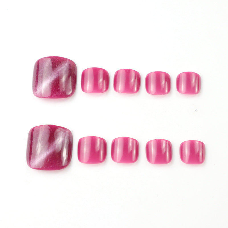 Premium Gel Press-On Zehennagel Set Karnz