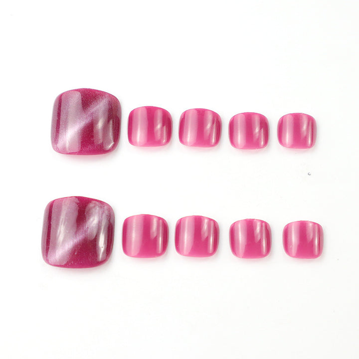Premium Gel Press-On Zehennagel Set Karnz
