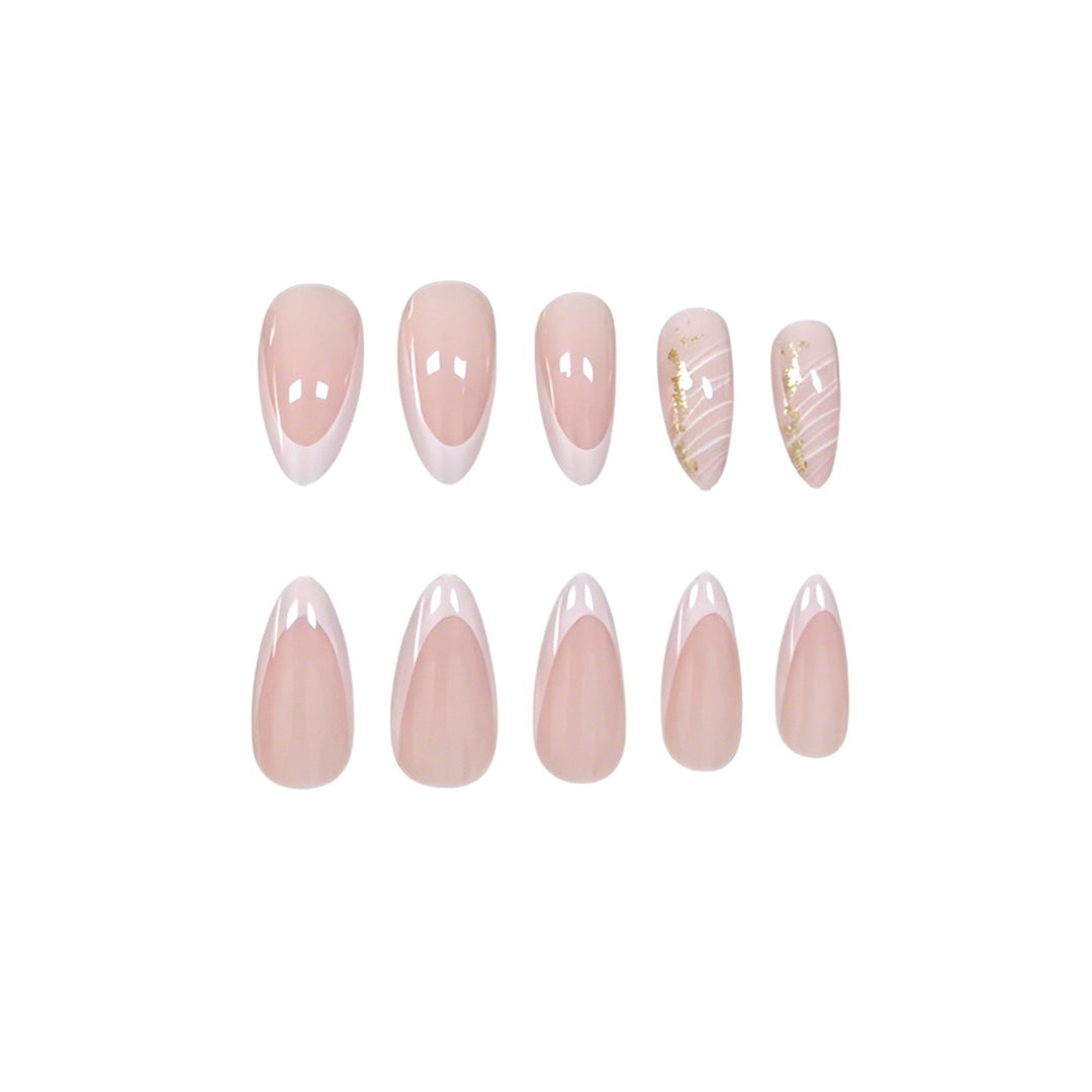 Elegante French Tip Gel-Nagelverstärkungen Karnz 1789915803