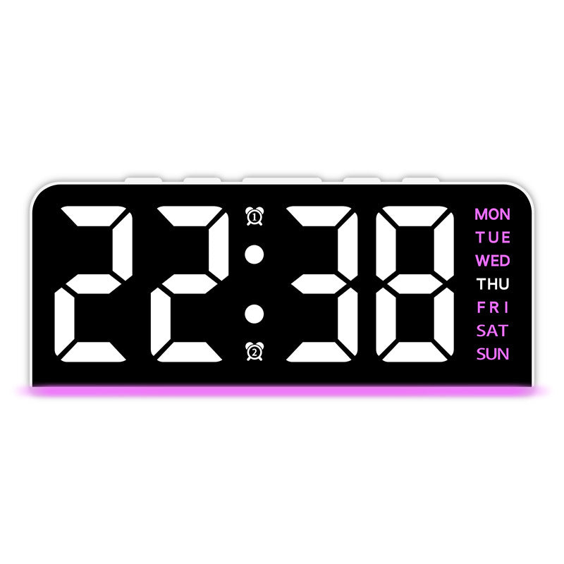 Digitaler Wecker mit Großem Led-Display und Multifunktionaler Anzeige Karnz