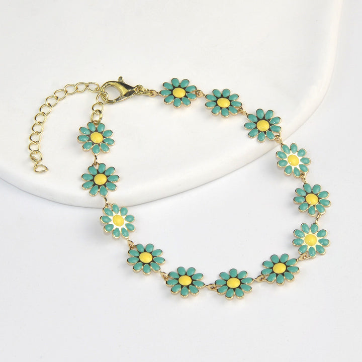Floral Charm Bracelet Karnz